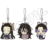鬼滅の刃 ラバー ストラップ セット 胡蝶カナエ ＆ 胡蝶しのぶ ＆ 栗花落カナヲ ViVimus