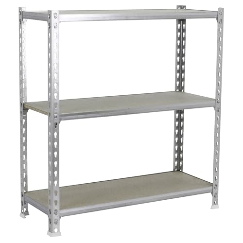 SimonRack Étagère Rangement et 3 Niveaux en Boix, 200 kg Capacité de Charge et Point de Flexion, 1000x1100x400 mm, Étagère Charge Lourde, Étagère...