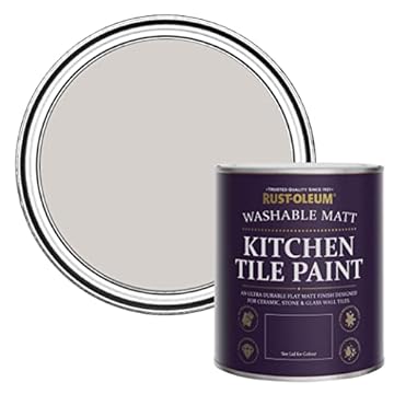 Rust-Oleum Purple water resistant Kitchen Tile Paint in Matt Finish - Babushka 750ml, SHDRCT1438, 0.75 Liters