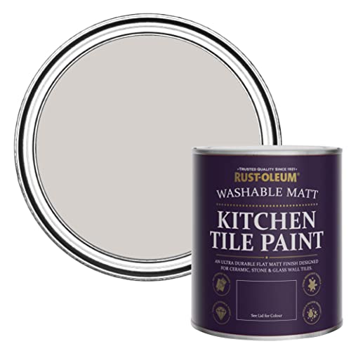 Rust-Oleum Purple water resistant Kitchen Tile Paint in Matt Finish - Babushka 750ml, SHDRCT1438, 0.75 Liters