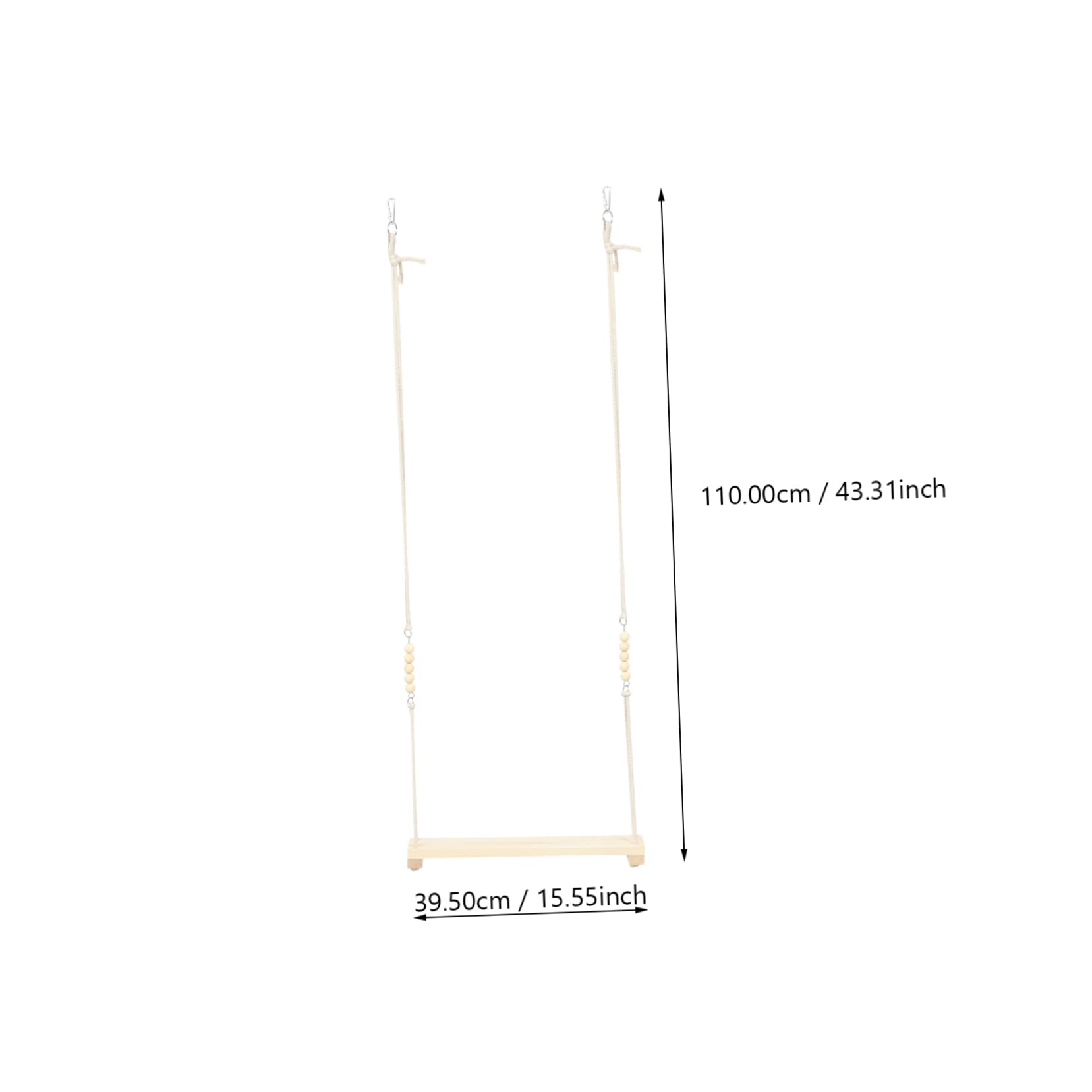 MERRYHAPY Parrot Swing Ladder Swing for Parrots Chickens Birds Climbing Rack for Exercise Entertainment Durable Fun Perch