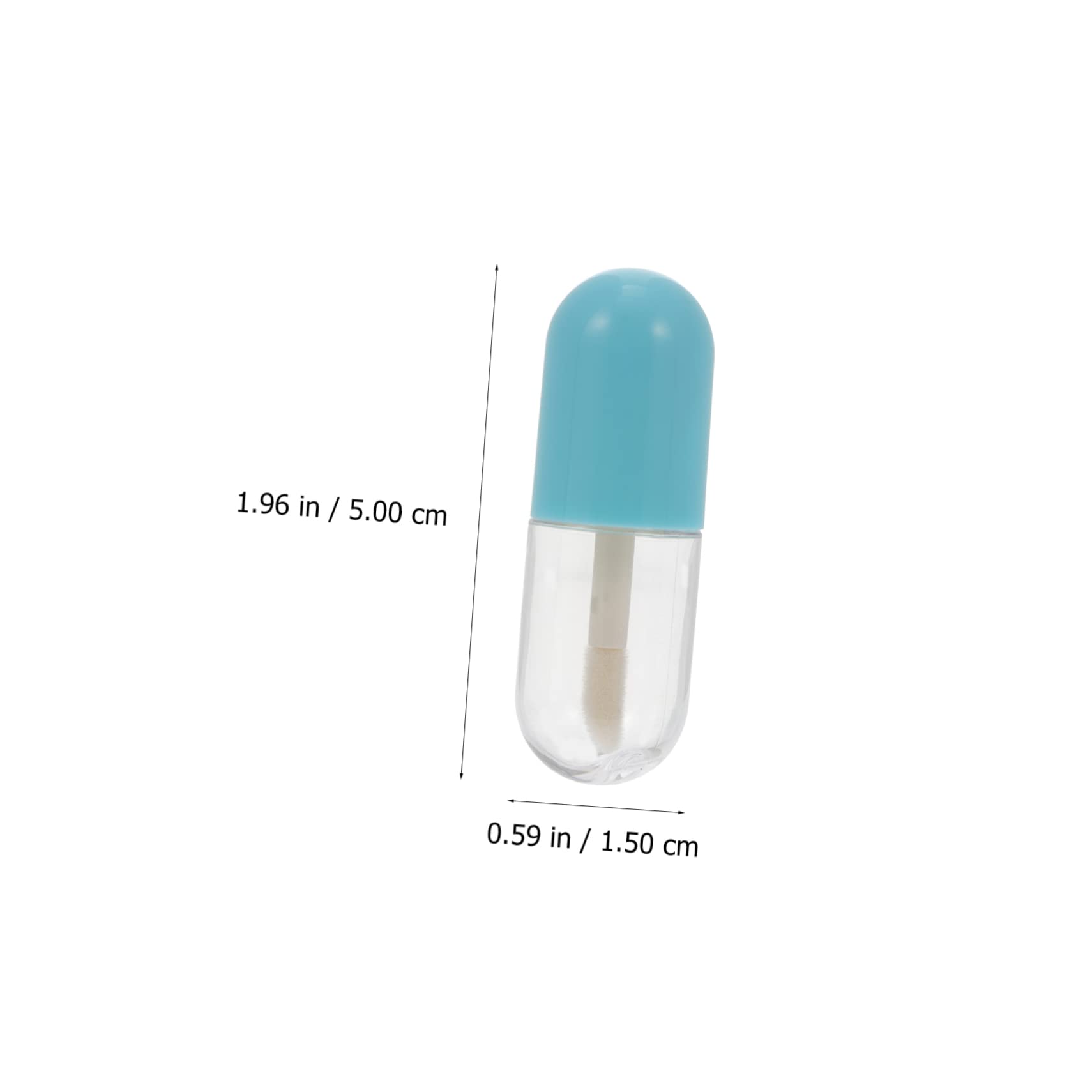 FRCOLOR 3 Juegos Tubo De Brillo De Labios En Cápsula Bálsamo Labial Portátil Botella De Bálsamo Labial Brillo De Labios Claro Recargable Equipo Tubo De Lápiz Labial El Plastico 12 Uds * 3