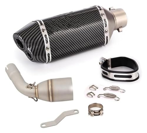 Tube de liaison intermédiaire Benelli TNT125 pour silencieux 51 mm