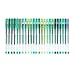 OfficeGoods Green Gel Pens with Refills – Adult Coloring Journaling Art – Medium 0.8-1.0mm Tips – Non-Toxic Gel Pens Set – Quick Dry Smudge-Free 24 Pack Colors