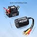 Surpass Hobby RC Brushless Motor ESC Combo Waterproof 2430 7200KV Brushless Motor and 35A ESC Combo Set for 1/16 1/18 Remote Control Cars Trucks Off-Road Vehicle