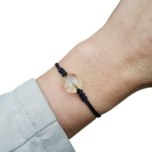 Pulsera de citrino auténtico natural - GEMOTERAPIA FACIL