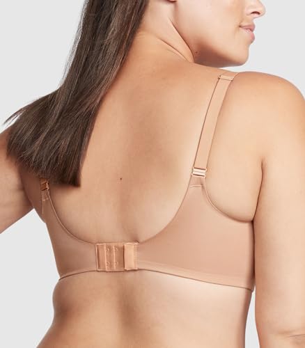 Victoria's Secret Infinity Flex Perfect Shape Bra, Push Up, Full Coverage, Wireless, Bras for Women, Beige(38DD)2