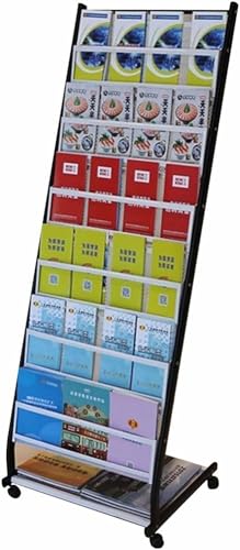 Présentoir à magazines en métal sur pied pour ranger les catalogues