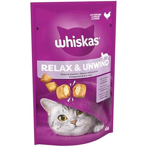 Whiskas Relax and Unwind Cat Treats with Chicken Cover