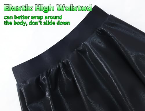 Image of Gnainach Girls Skorts High Waist Athletic Skirts with Shorts Stretchy Activewear for Teens Kids Performance Tennis