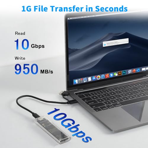 ELUTENG Transparent M.2 NVMe SSD Enclosure の商品画像 2