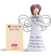 SIGUEJOR Happy Birthday Gift, Hand-Painted Resin Birthday Sculpture, Perfect for Celebrating Birt...