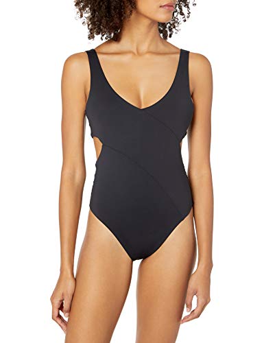 Volcom Women's Simply Seamless 1PC, Black, XL