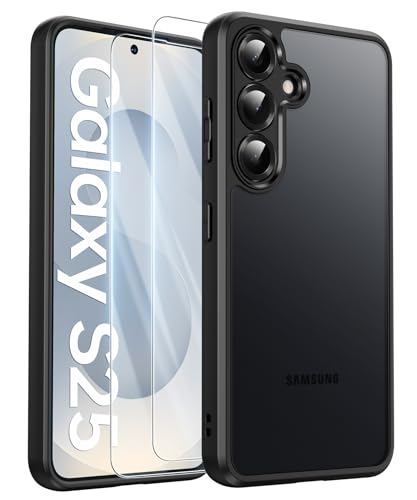 Cover compatibile per Samsung Galaxy S25 5G puoi ancora ammirare il delicato logo del tuo telefono grazie al retro traslucido. Il rivestimento oleorepellente e idrofobico su tutto il retro opaco tiene perfettamente lontane macchie, impronte digitali e persino graffi. La custodia per Samsung Galaxy S25 5G supporta i caricabatterie wireless presenti sul mercato, in modo da poter ricaricare rapidamente la batteria del telefono in qualsiasi momento in camera da letto, in salotto o in auto.