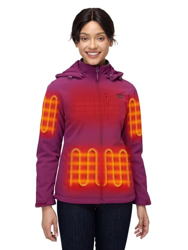 The Best Heated Jackets for Women Over 50: Rechargeable Warmth Without the Bulk 5 ORORO Women's Dual Control Heated Jacket with 5 Heat Zones (Pocket Heating) (Charger Not Included) (Purple,L)