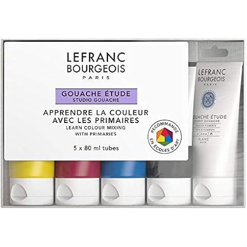 Set de gouache Lefranc Bourgeois 5 x 80 ml Cover