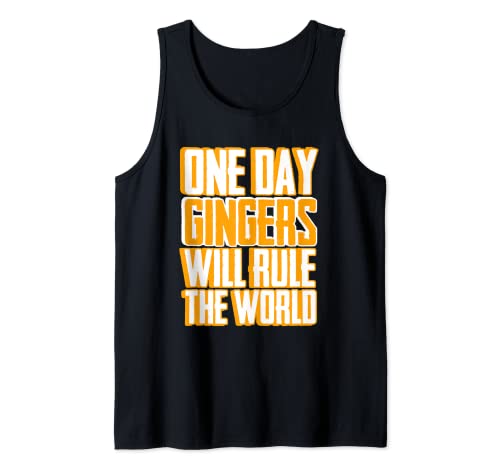 Los jengibres gobernarán el mundo pelirroja naranja pelirroja Camiseta sin Mangas