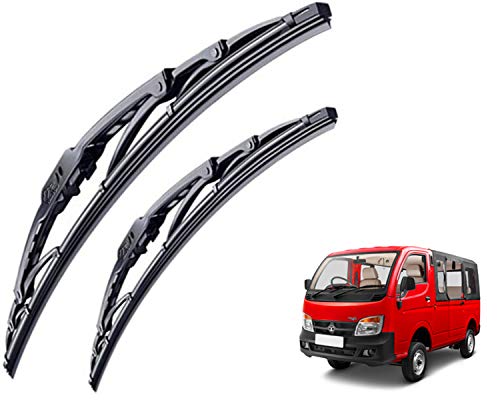 Image of WolkomHome High Performance OE Car Wiper Blade Replacement set of 2 Pc Right 20 inch Left 17 inch for TATA MAGIC