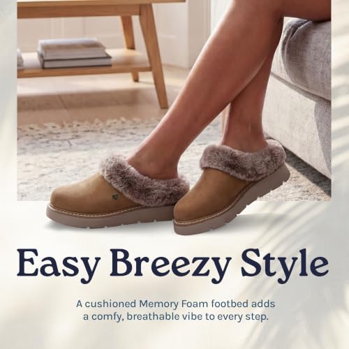 Skechers Women's Keepsakes Lite-Cozy Blend Slipper, Chestnut, 6 - image 3
