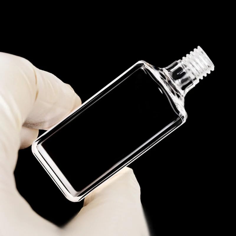 1 szt. 17 ml kuweta kwarcowa z zakrętką – japońskie szkło kwarcowe, długość ścieżki optycznej 20 mm, przepuszczalność >80%, idealna do użytku laboratoryjnego