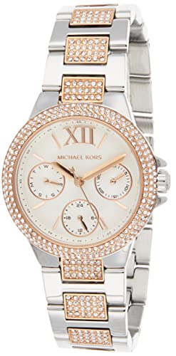 Michael Kors Camille Watch, 33mm case, Multifunction, Stainless Steel Strap #MK6846