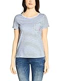 cecil langarmshirt gestreift Cecil Kurzarmshirt mit Streifen und Brusttasche
