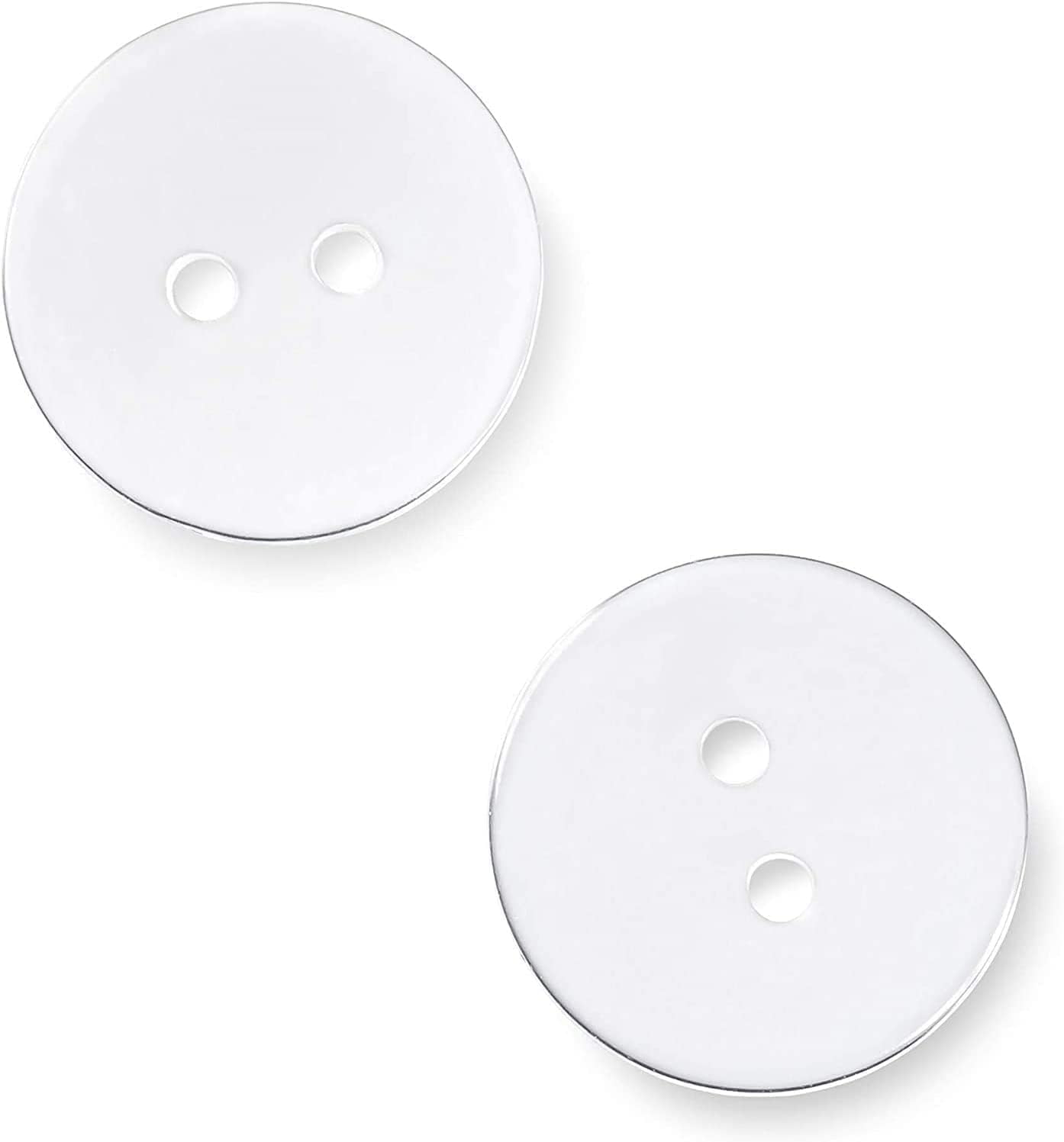 Amazon.com: Pack of 12 Transparent Buttons for Sewing 0.50 inch Clear ...