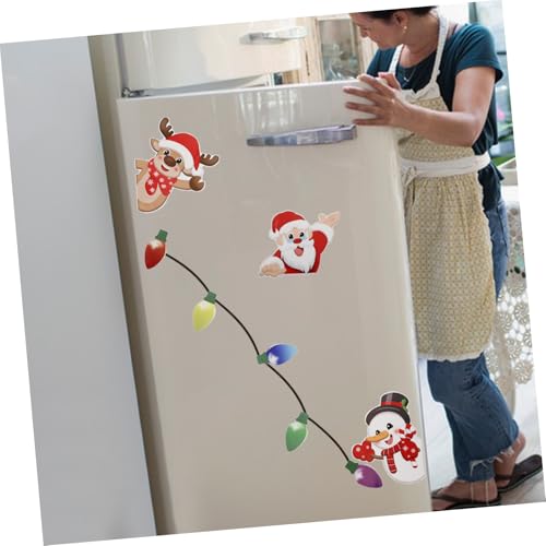 Imanes navideños resistentes y duraderos con acabado premium para refrigeradores 4