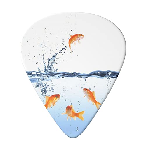 Fish In Water Lot de 6 médiators pour guitare acoustique, guitare électrique, basse, ukulélé – fins, moyens et épais. - Les Beatles, Paul McCartney, John Lennon, RIngo Starr, George Harrison Fish In Water Lot de 6 médiators pour guitare acoustique, guitare électrique, basse, ukulélé – fins, moyens et épais. – Image 4