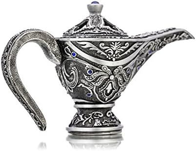 Mubkhar Aladdin - Bakhoor Incense Burner | Arabic Incense Burner | Oud Bakhoor Burner Set - Silver