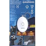 Schrill-Alarm mit LED-Licht & Schlüsselring inkl. Batterien von GRUNDIG