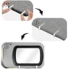 BFXM Car Visor Mirror, Universal Clip-On Car Mirror Vanity, Sun Visor Mirror, Mirror for Car, SUV, Truck and Various Vehicles, Car Accessories for Women Men, Black Visor Mirror