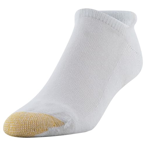 GOLDTOE Men's 656HT Cotton No Show Heel Tab Athletic Socks, 6-Pairs3
