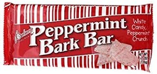 WHITE CANDY PEPPERMINT BARK BAR 4.5 Oz
