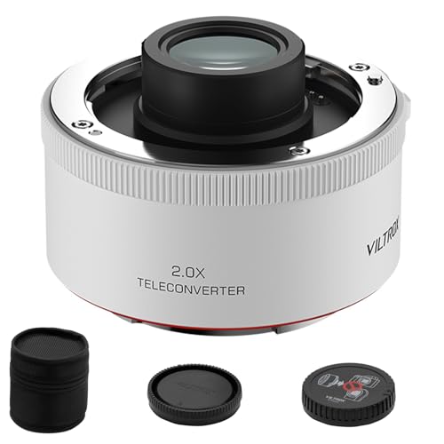 VILTROX TC-2.0X Telekonverter für Sony E-Mount, 2.0X Autofokus-Telekonverter für Sony SEL70-200GM, SEL70-200GM2, SEL100-400GM, SEL200-600G, SEL300F28GM,...