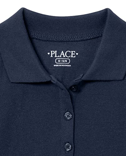 The Children's Place Girls' Uniform Pique Polo Dress 2 pack2