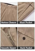 UNINUKOO Herren-Smokinganzug, 2-teilig, Nadelstreifen, zweireihig, schmale Passform, formelles Kleid, Blazer, Jacke, Hose, Burgunder, M – Ansicht 6