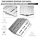 Genesis 300 Grill Replacement Parts for Weber Genesis Replacement Parts E-310 E-320 E-330 S-330 EP-310 EP-330 Grill Parts 17.5” Flavorizer Bars 7620 65505 Heat Deflector 62752 Burner Tube Flavor Bars