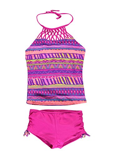 Breaking Waves Girls' Charmazing Tankini Swimsuit