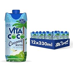Vita Coco Original Coconut Water Multipack - 12x330 ml - Rich in Vitamin C | Gluten Free | Low-Calorie | Thirst Quenching | Perfect For Smoothies, Post-Work Out Refreshment & Cooking