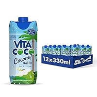 Vita Coco - Pure Coconut Water (330ml x 12) - Naturally Hydrating - Packed with Electrolytes - Gluten Free - Full of Vitamin C & Potassium