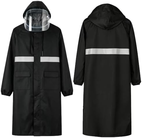 Impermeable Tipo Gabardina con Reflejantes, con una Visera Transp...