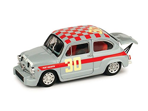 Brumm MODELLINO in Scala Compatibile con Fiat Abarth 1000 BERLINA 1966 N.30 Winner Corsa Abarth G.BAGHETTI 1:43 BM0369