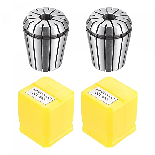 uxcell ER32 Spring Collet 3/8" Chuck for CNC Engraving Machine Lathe Milling Tool 2pcs
