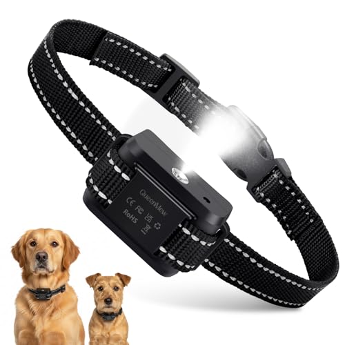 Anti Bark Collars for Dogs Citronella Dog Bark Collar Stop Dogs Barking Rechargeable Anti Barking Dog Collars with 2 Straps Spray Collar Safe & Automatic for Indoor Outdoor
