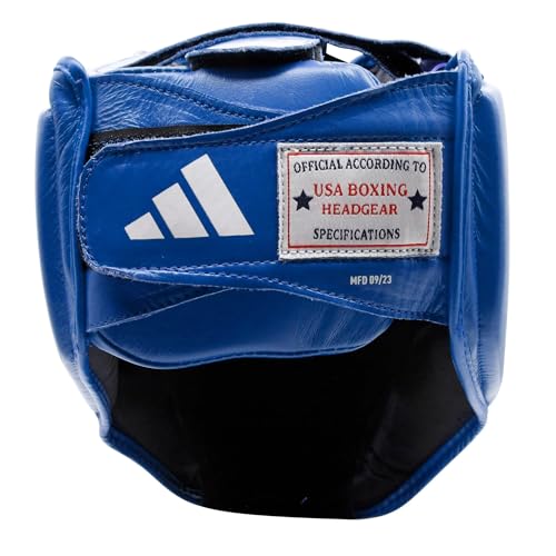 Image of adidas Boxing and Martial Arts Headgear - Amateur, IBA and USA Boxing Approved Competition Head Guard