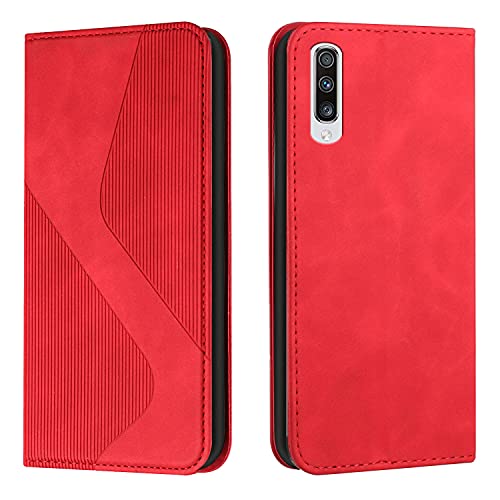 Compatibilità: Questa custodia portafoglio in pelle muti-funzionale compatibile con Samsung Galaxy A50/A50S/A30S.