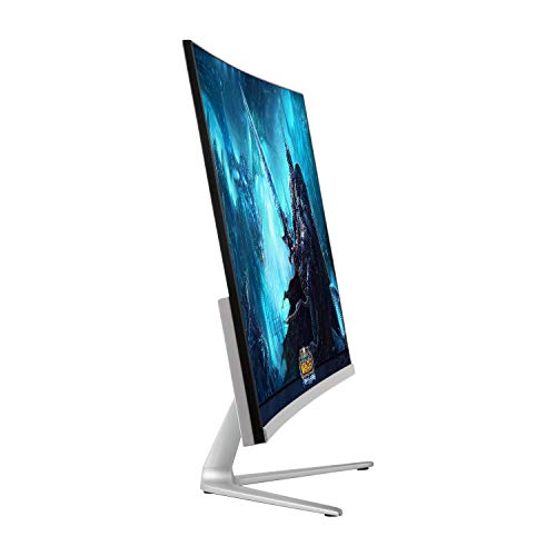 Wearson 23,8 pollici Ultra Sottile Curvo Schermo LCD Gaming Monitor,Tempo di Risposta 2ms,HDMI VGA input WS238H