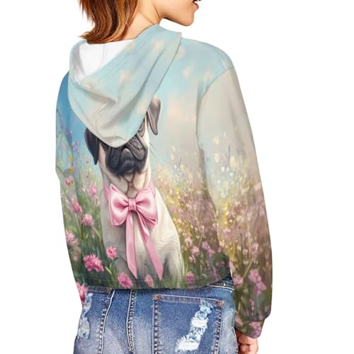 Long Sleeve Clothes for Girls 5-14 Crop Top Fashion Hoodies Cropped Sweatshirt for Kids Casual Fall Outfits4