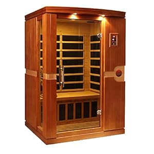 Dynamic Saunas Venice 2-Person Low EMF (Under 8 MG) FAR Infrared Sauna, Curb Side Delivery New
